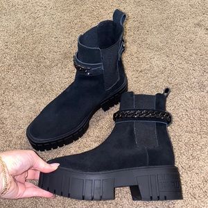 Never worn platform boots!